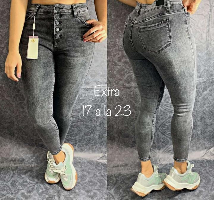 Jean talla extra most dama