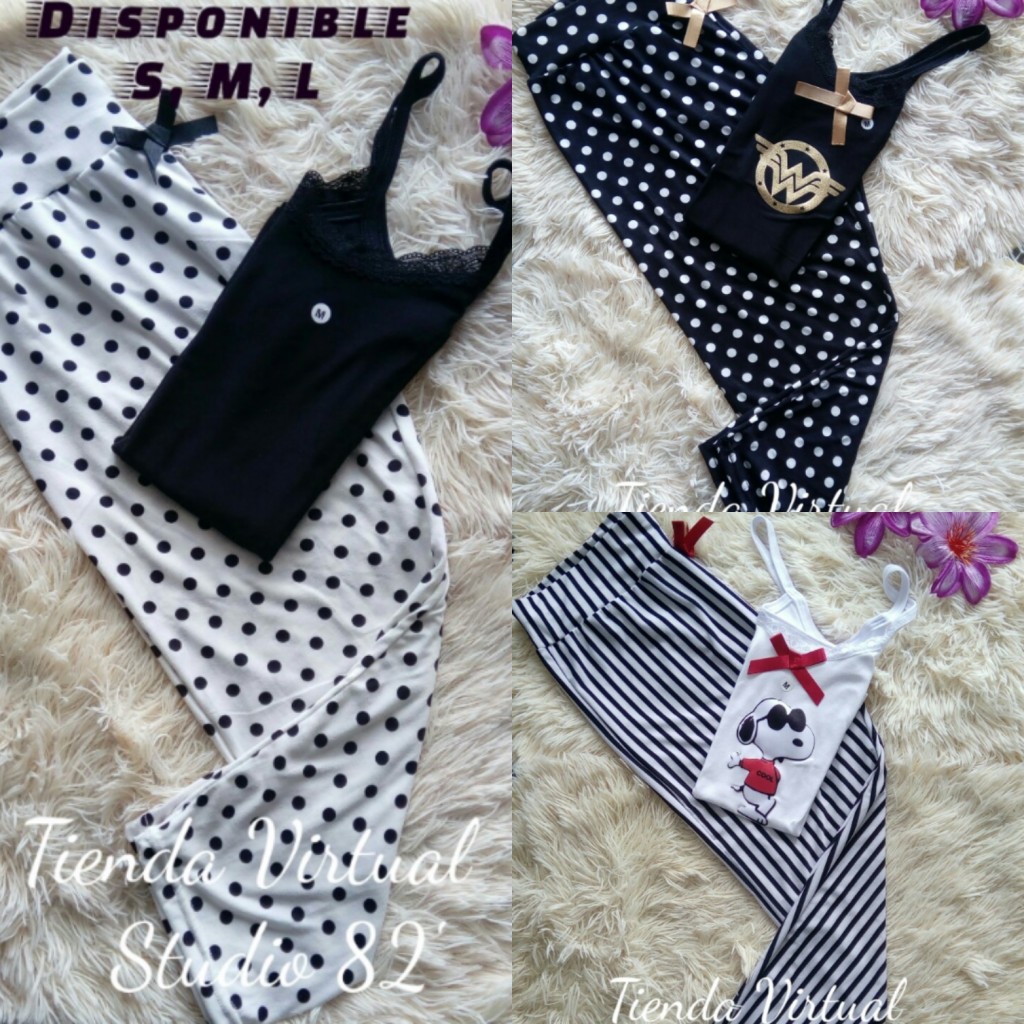 Pijamas Capri dama