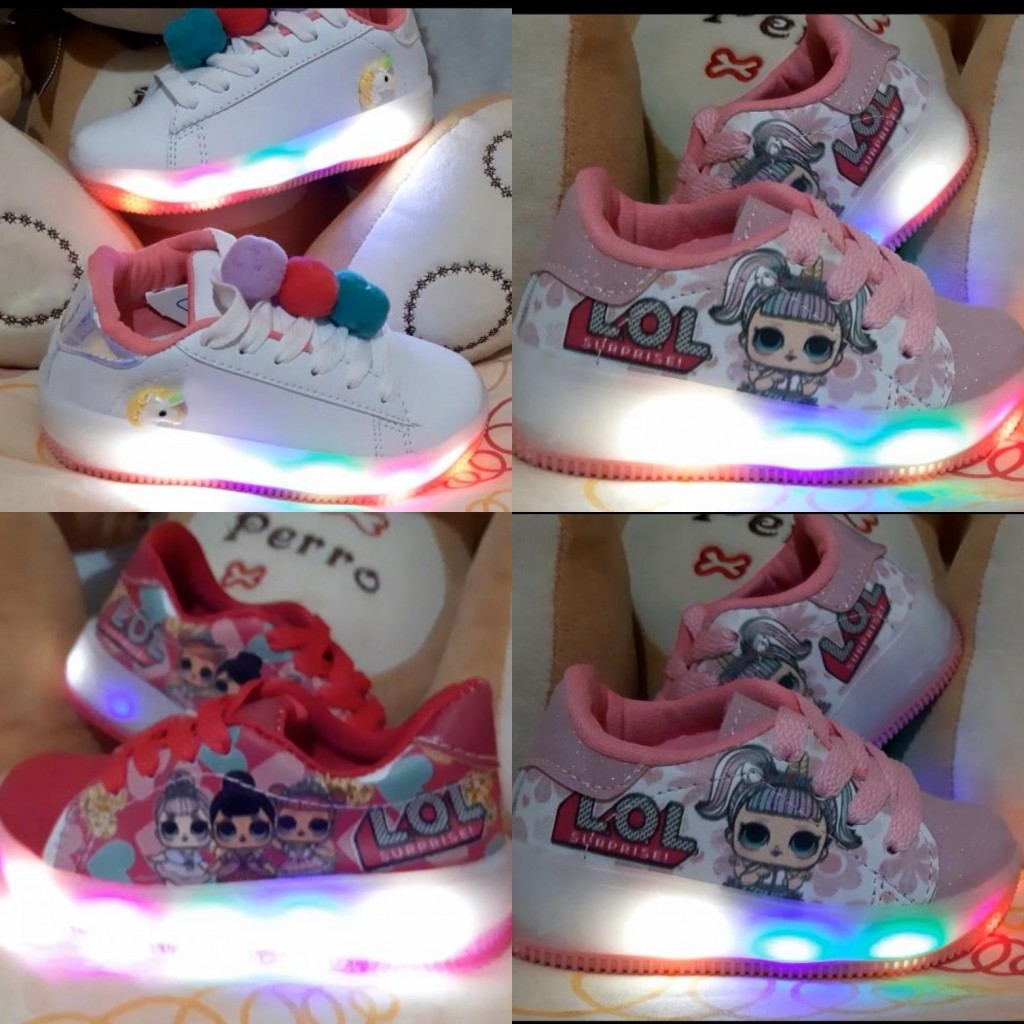 Zapatillas con luces en toda la suela niña