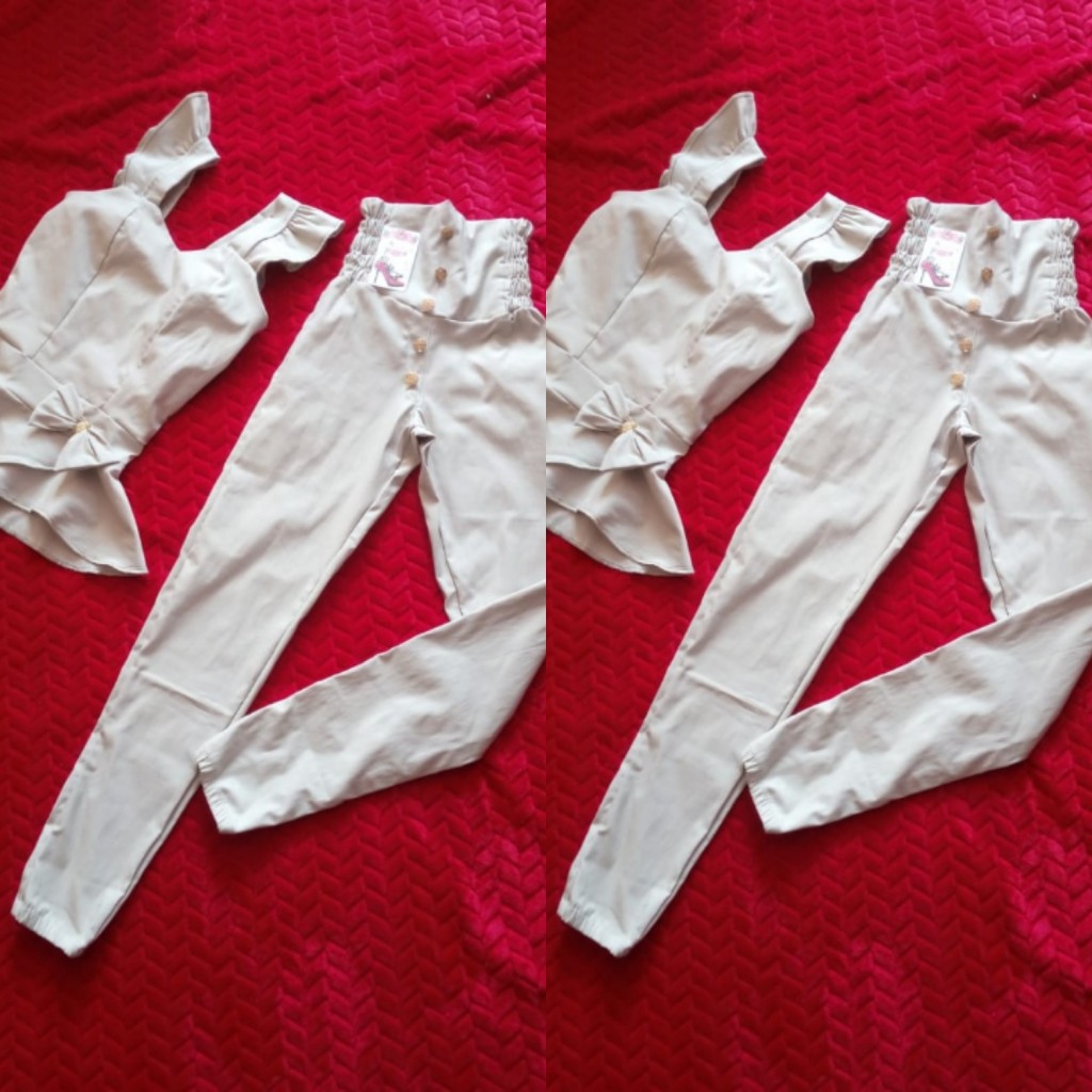 Conjunto dama blusa y pantalón