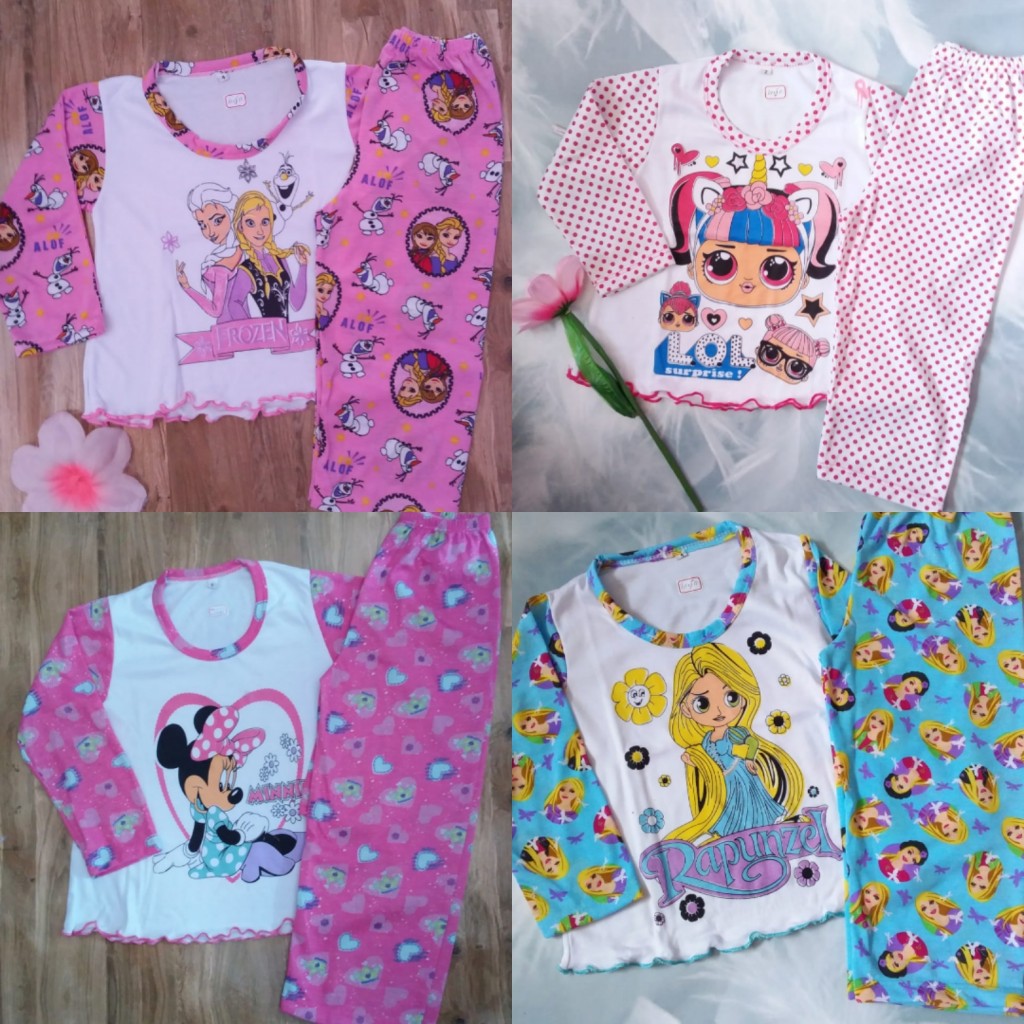 Pijama niña pantalón y blusa