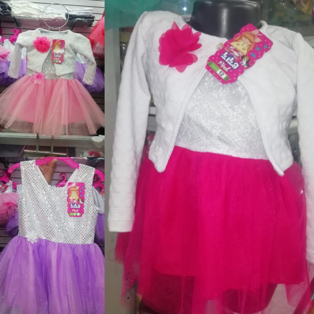 Vestido niña lentejuelas