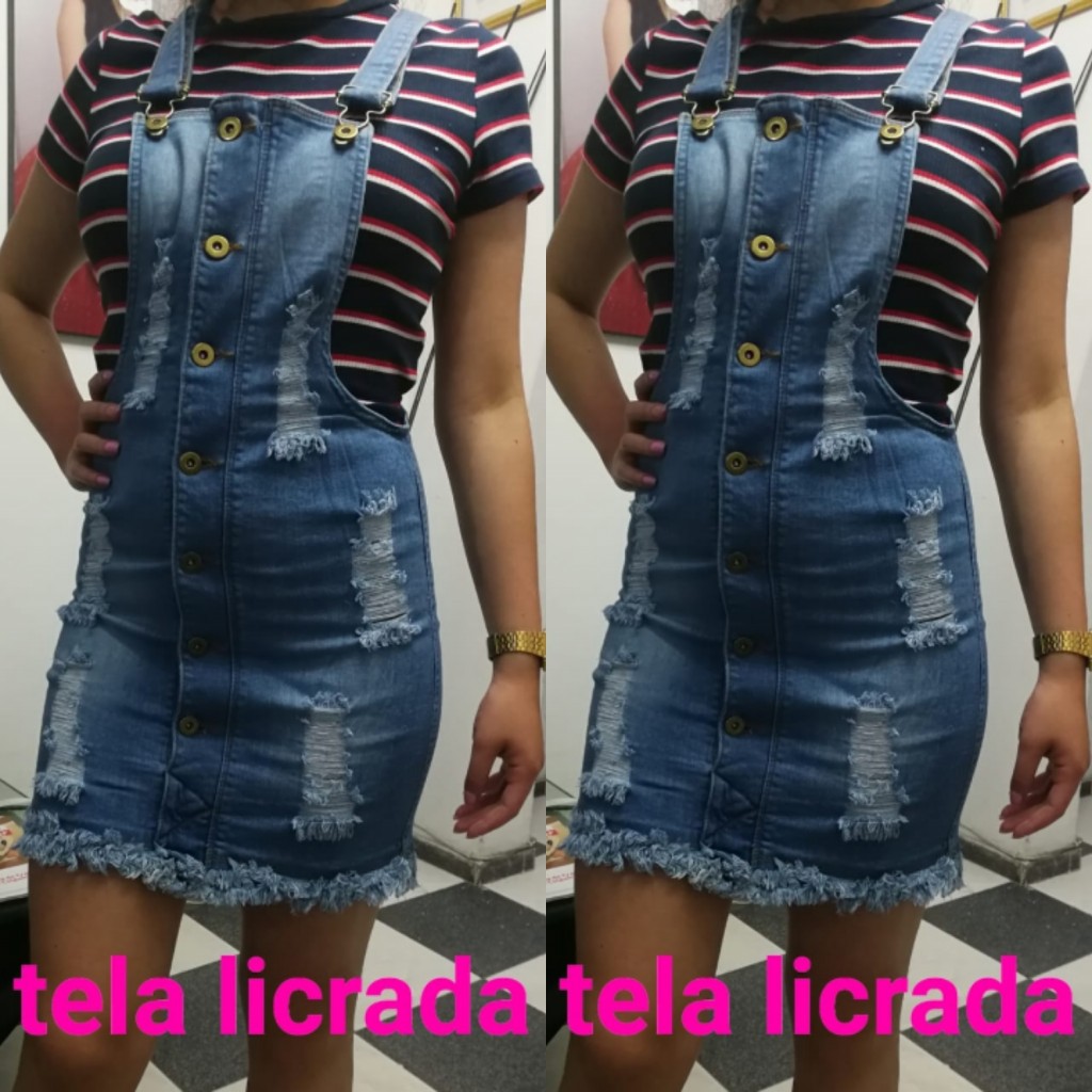 Jardinera braga falda dama
