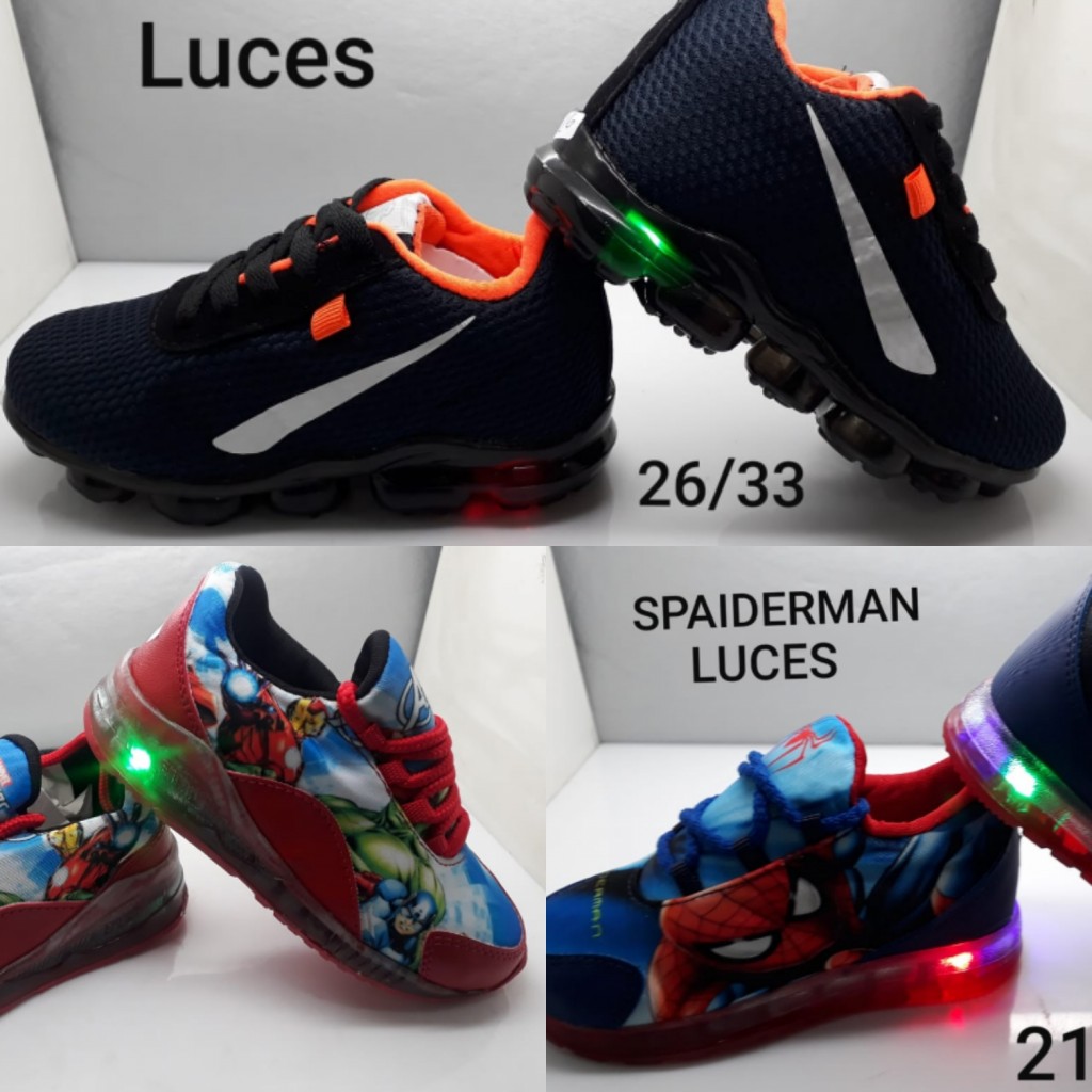 Zapatillas niños luces