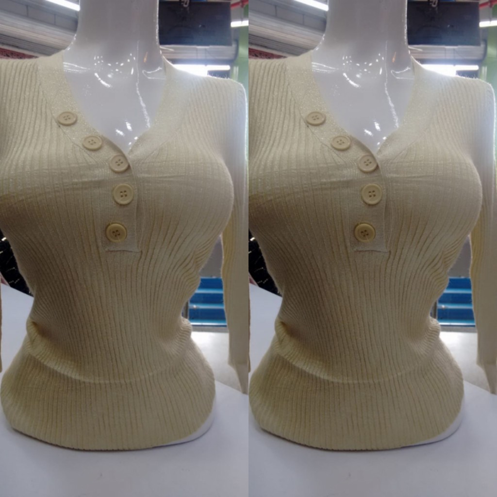 Blusa dama manga larga talla única