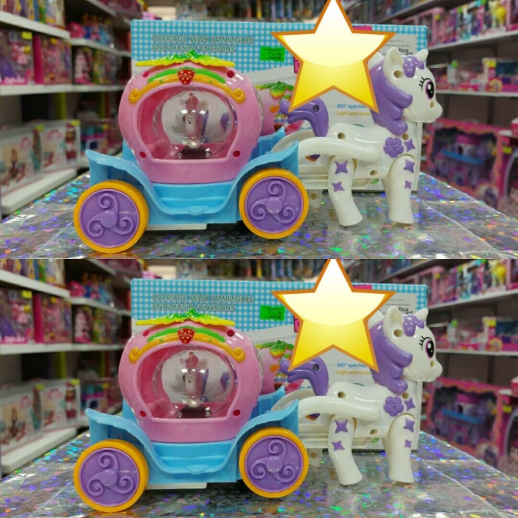 Carrosa unicornio luz y sonido