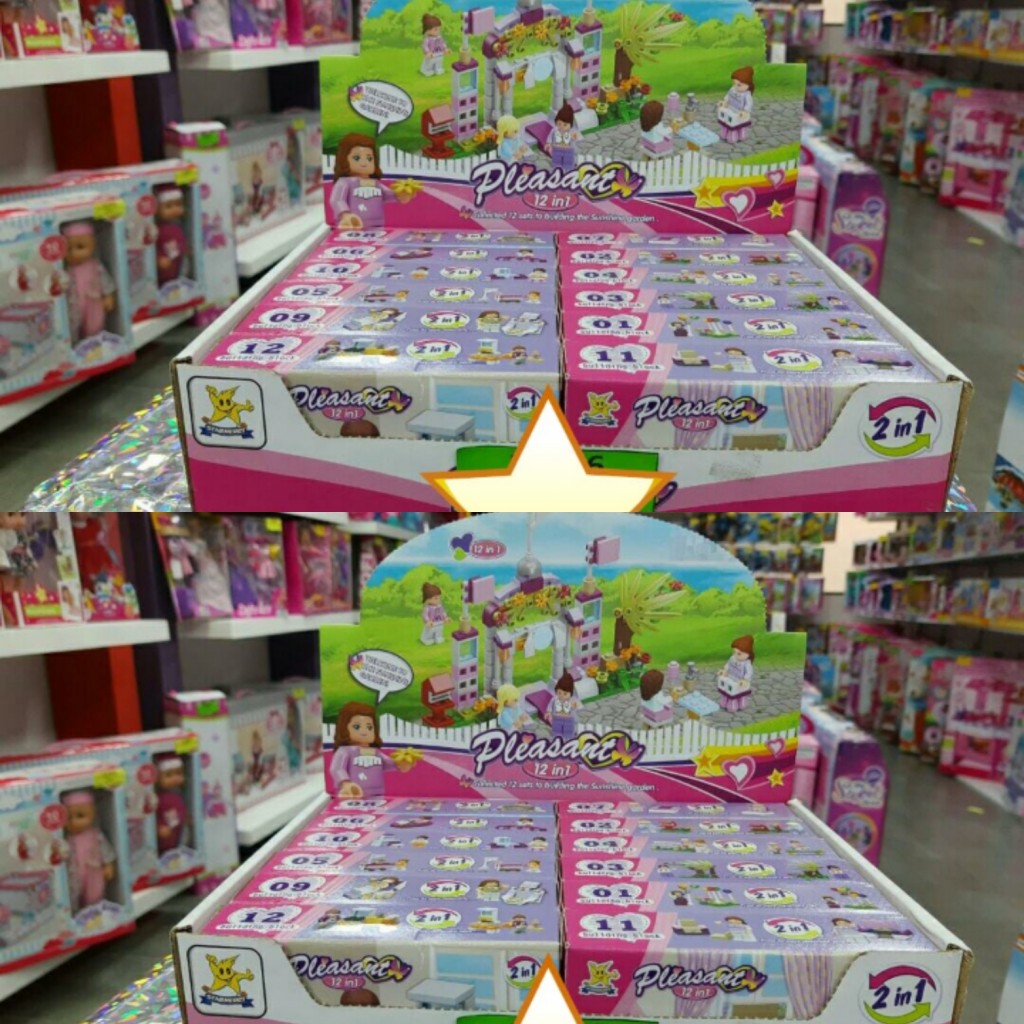 Armó plaza de comidas × 12 display