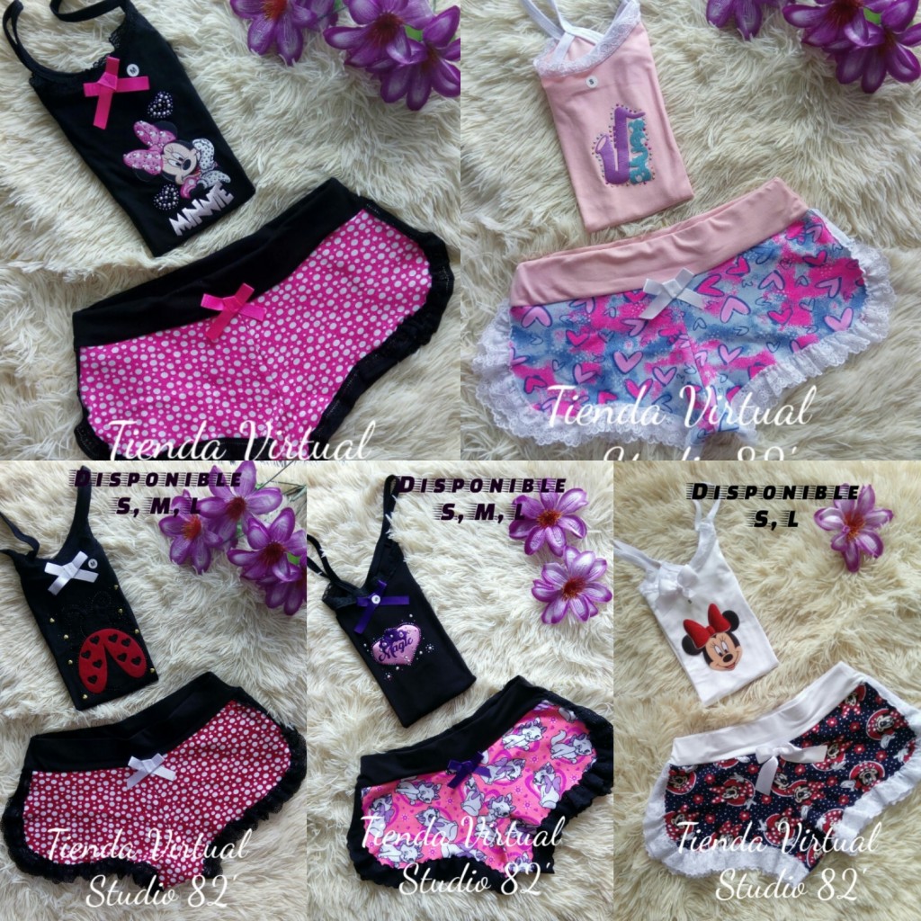 Pijama short dama
