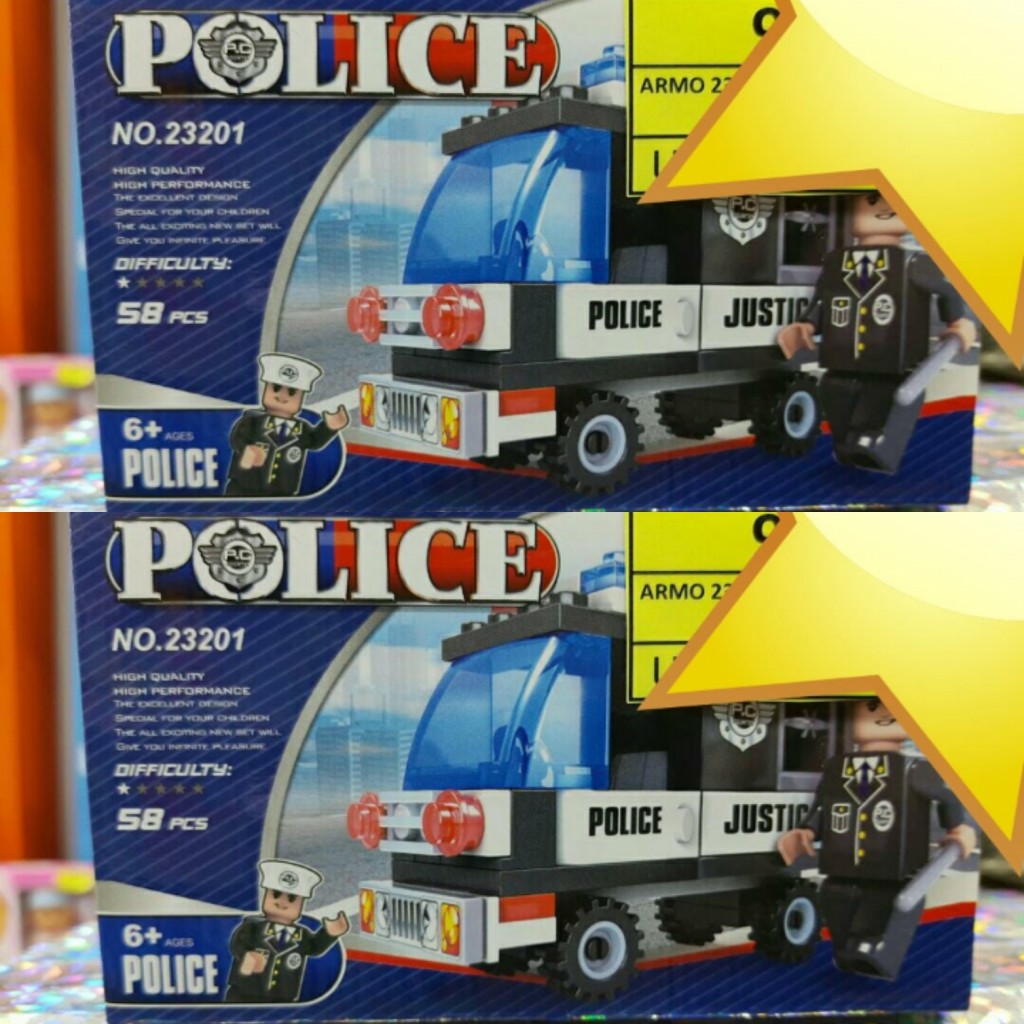 Armó camión policía