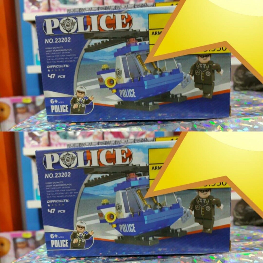 Armó helicoptero policía