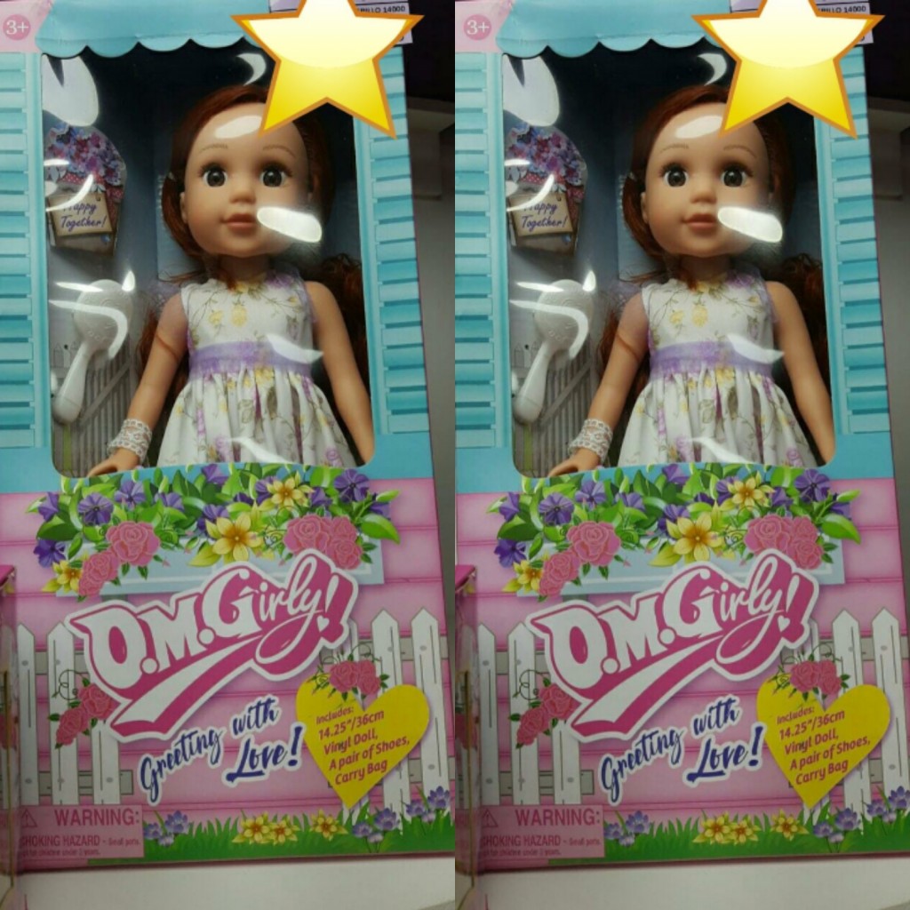 Muñeca girly cepillo