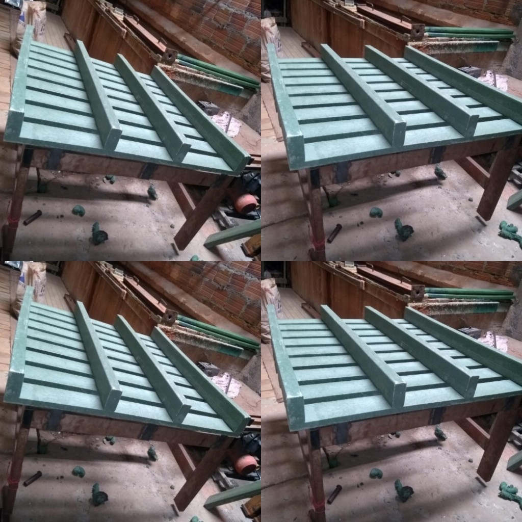 Estiba para descargar mercancia 1× 1.20m en polipropileno y polietileno post industrial