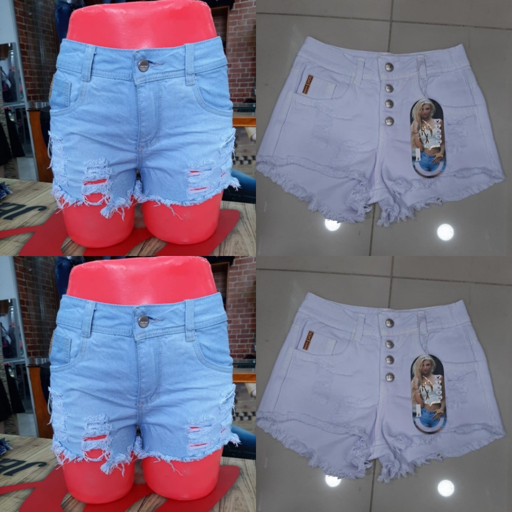 Shorts jean dama