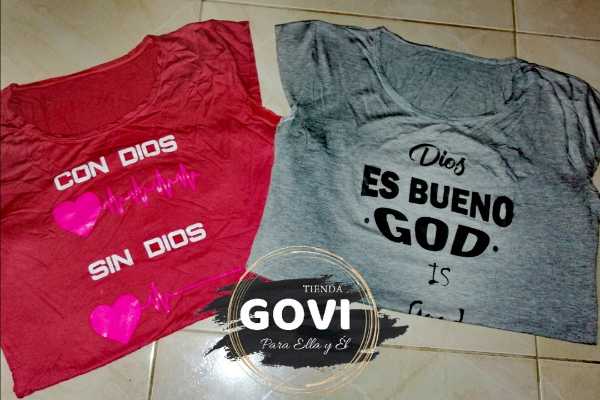 Camisetas y blusas para dama