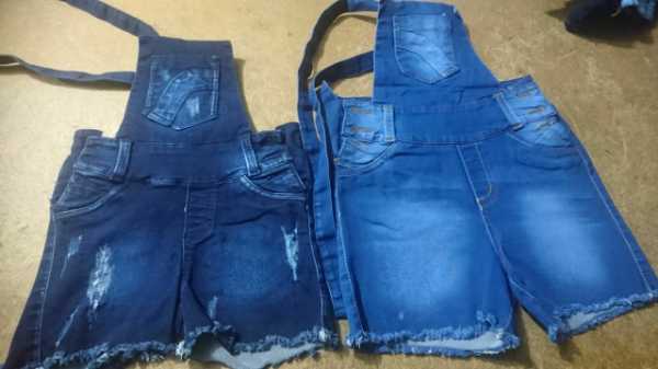 Braga short jean para niña