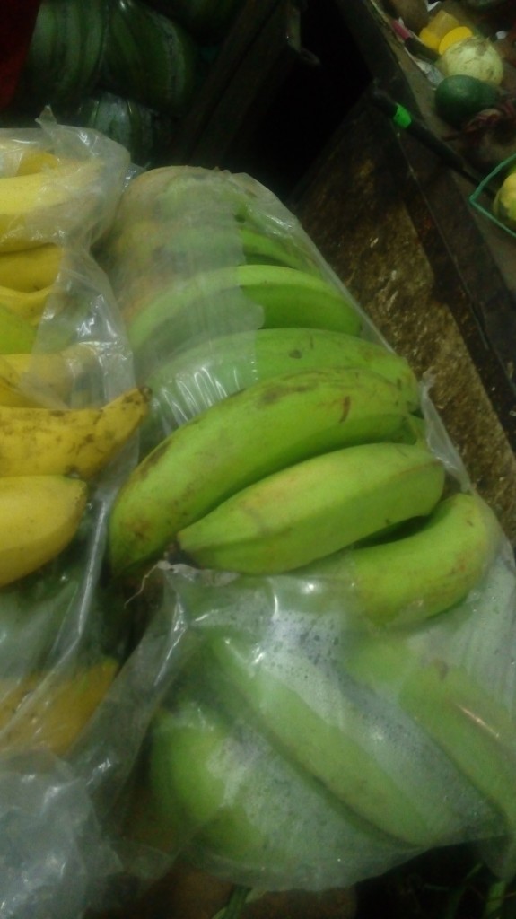 Plátano verde
