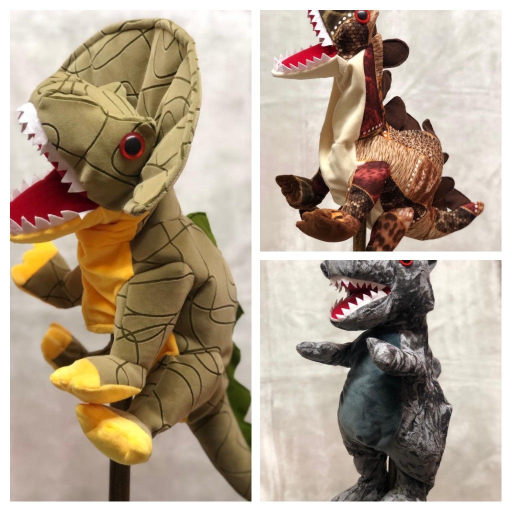 Títere dinosaurios
