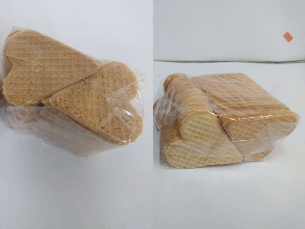 Galleta Corazón Paquete por 48 Unidades Para Distribuidoras, Fruterias y Heladerias