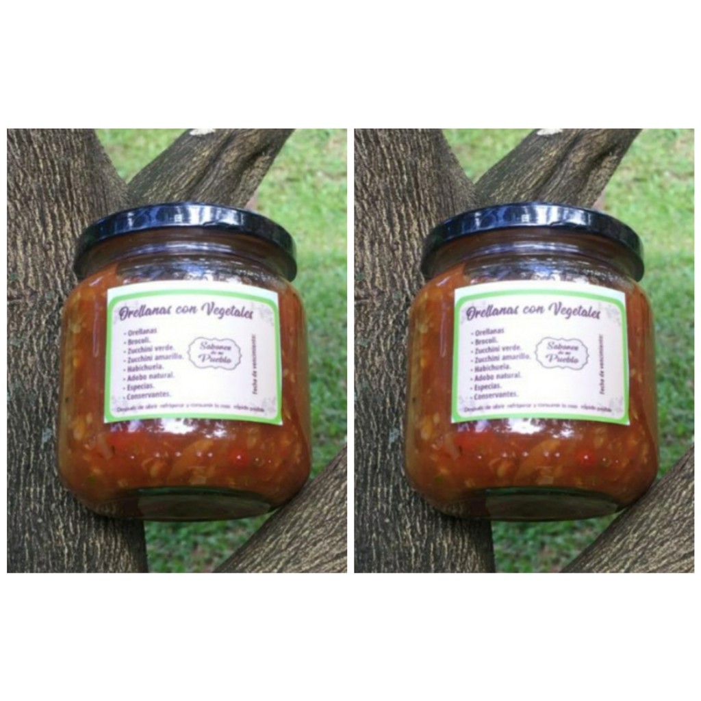 Orellanas con Vegetales