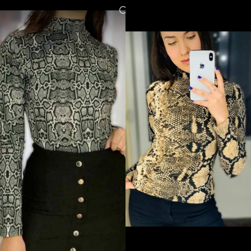 Blusa dama manga larga