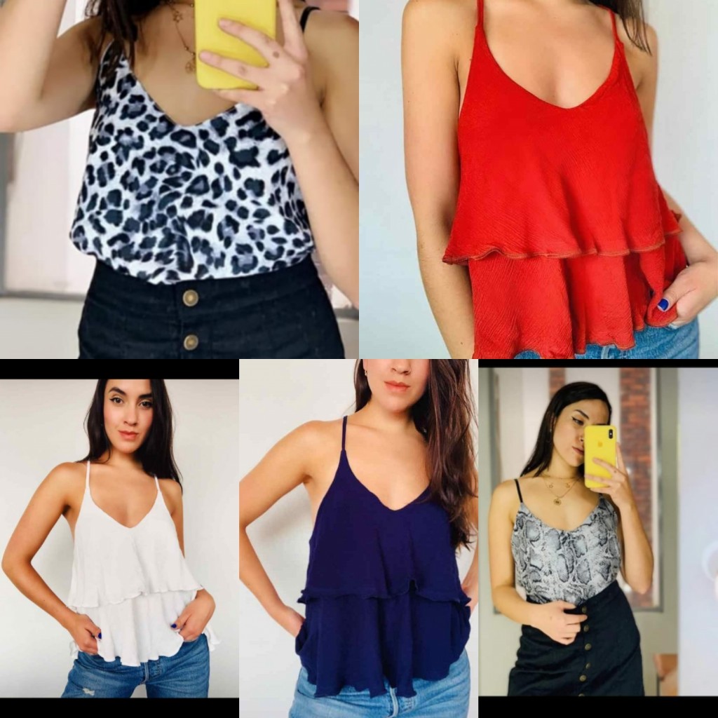 Blusa dama tiras