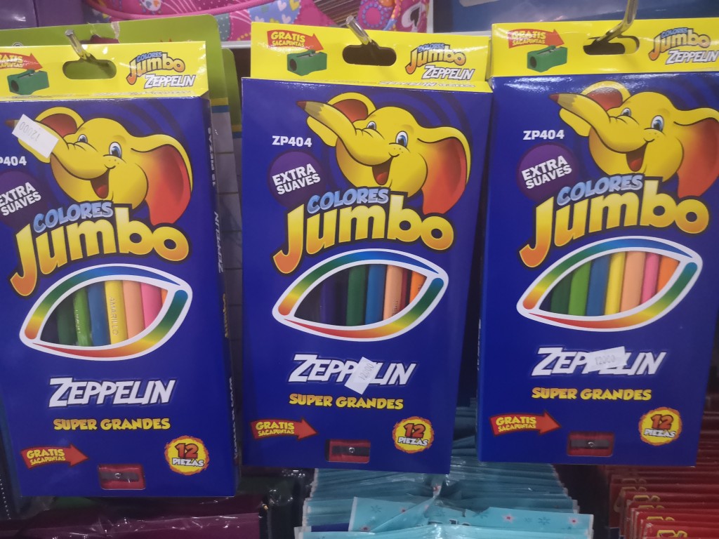 Colores mas grandes /12unidades