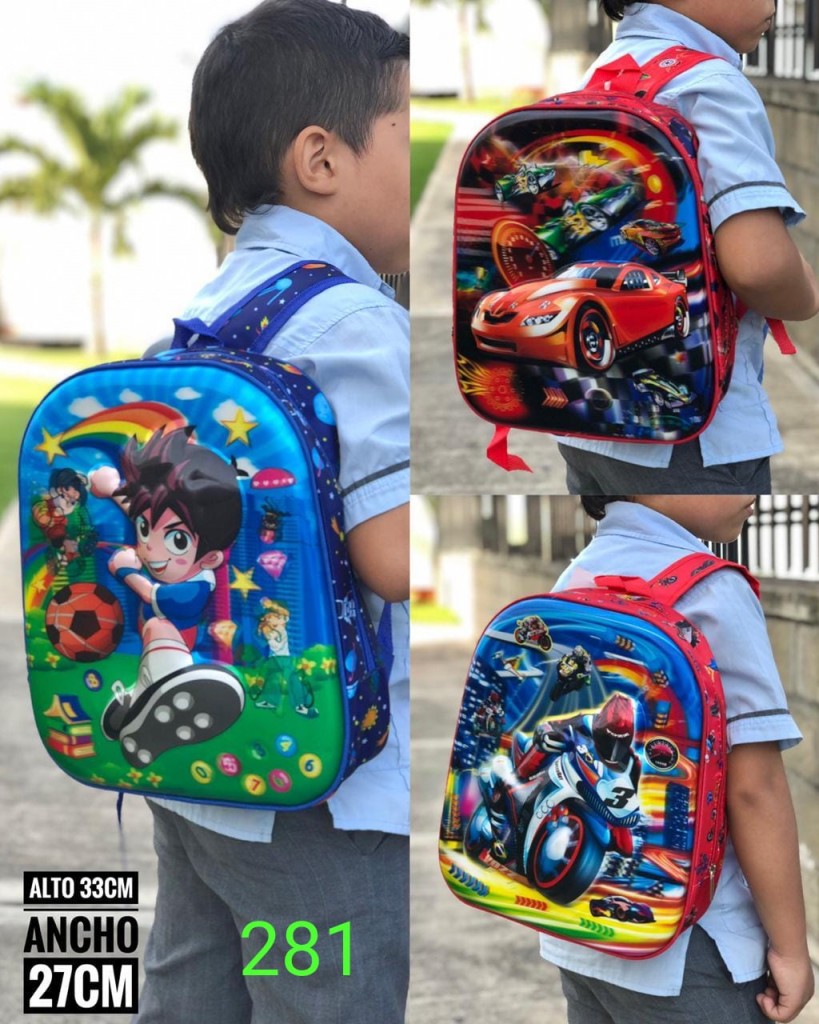 Bolso escolar niño