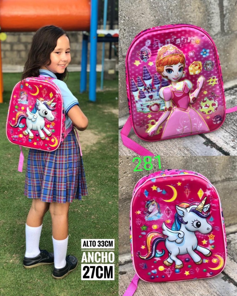 Bolso escolar niña