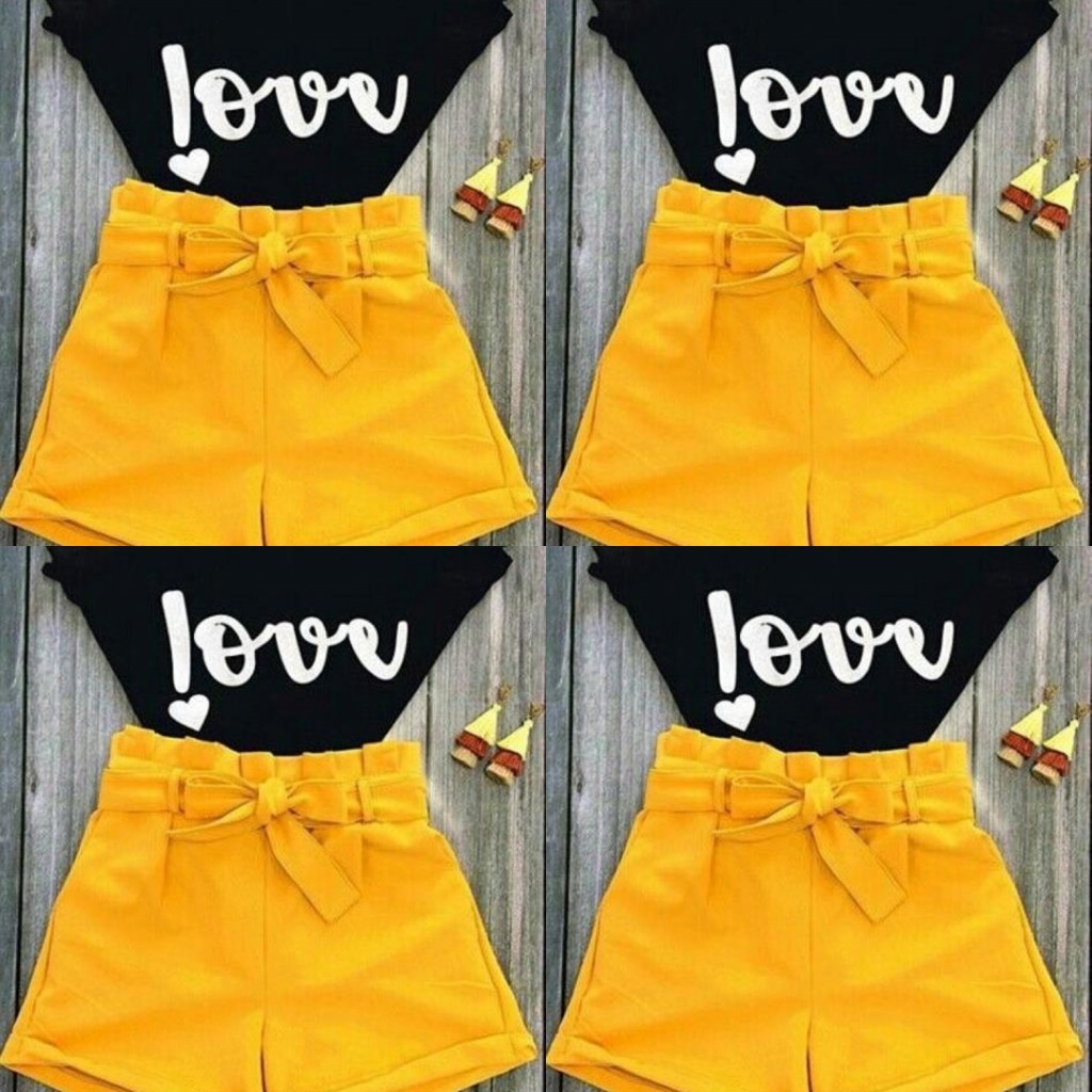 Short dama moño