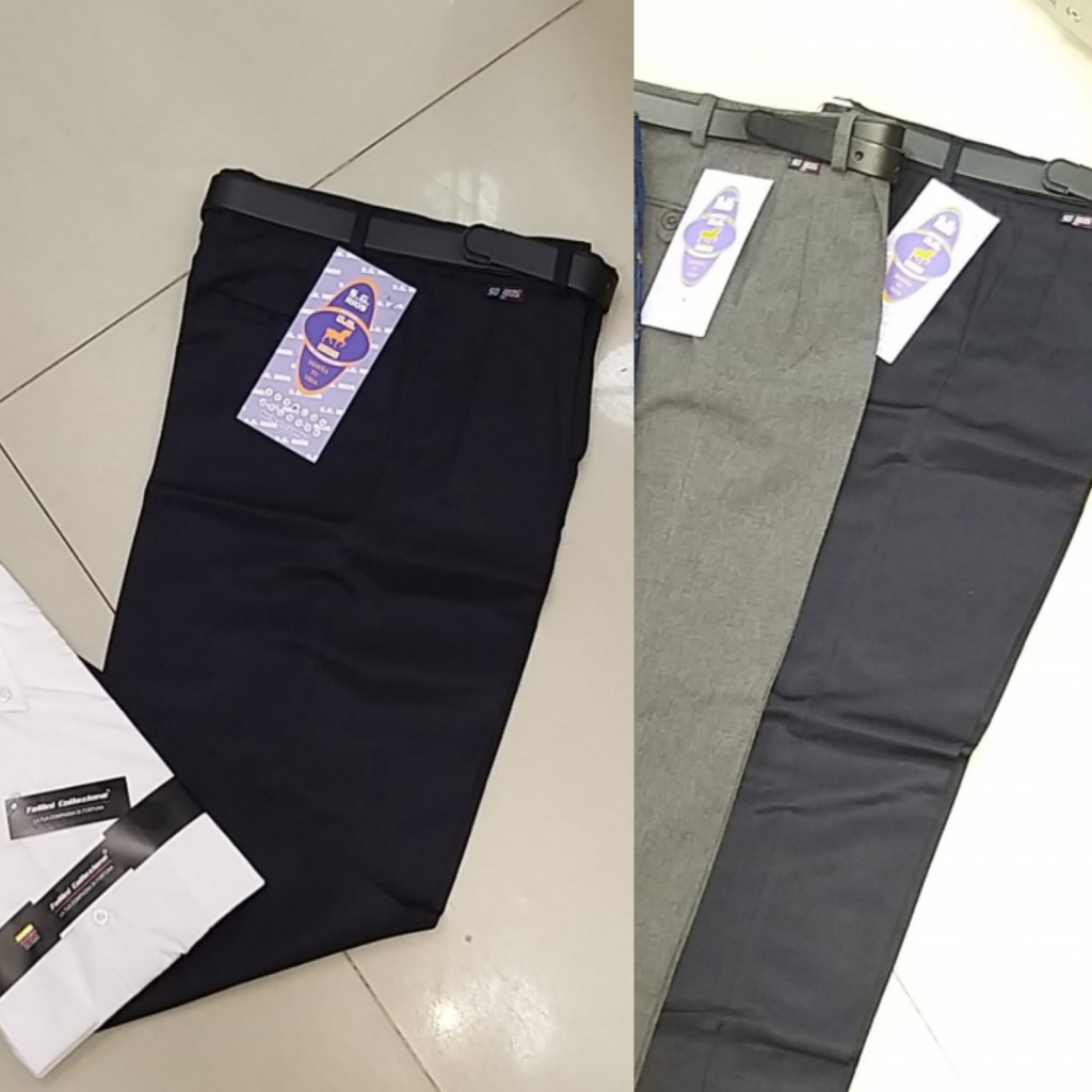 Pantalón colegial azul chalis niño