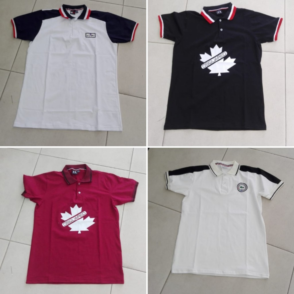 Camiseta polo seda fría hombre