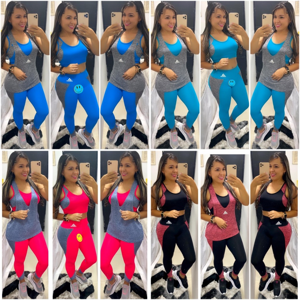 Conjunto deportivo en tela poder dama
