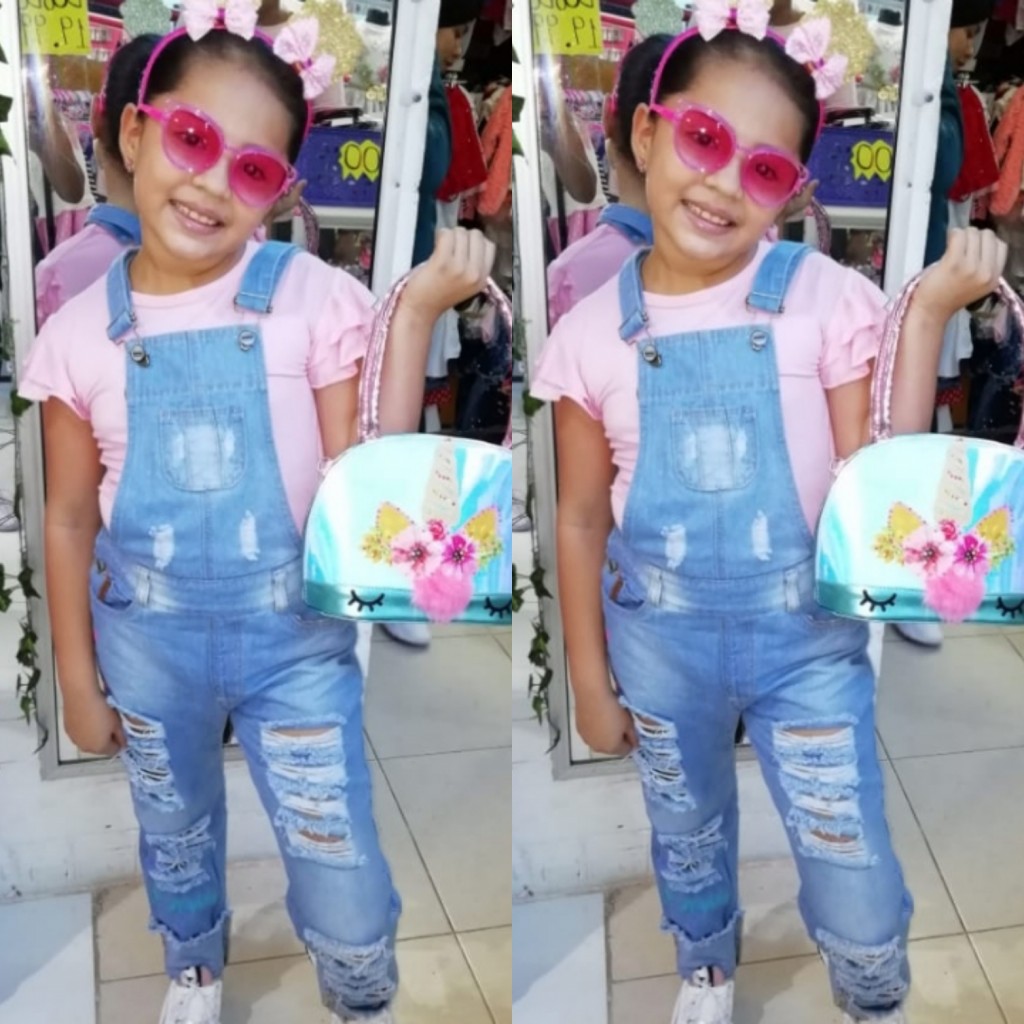 Pantalón Braga jean niña