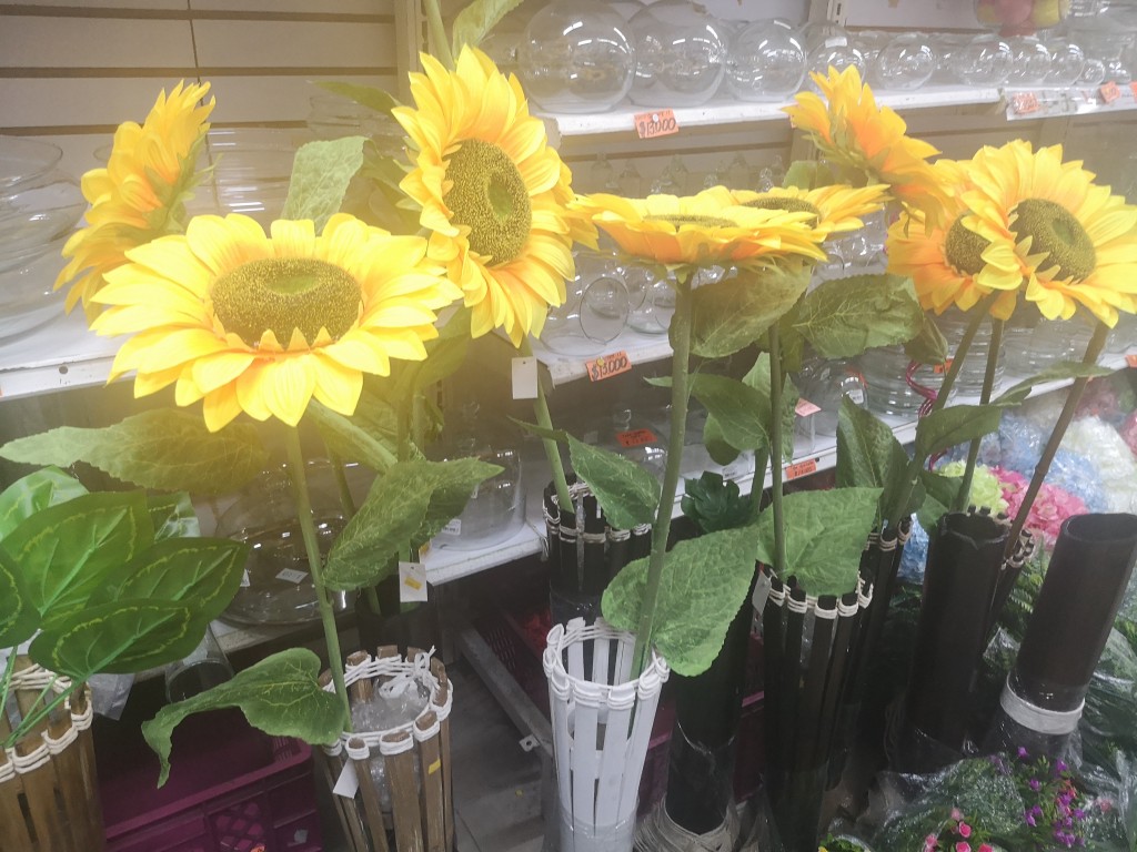 Girasoles Artificiales para decoración