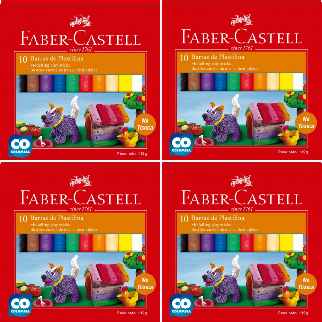 Plastilina × 10 colores Cod. 69540-8