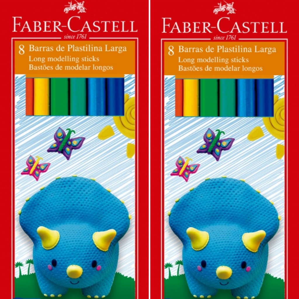 Plastilina larga × 8u cod. 60520-0