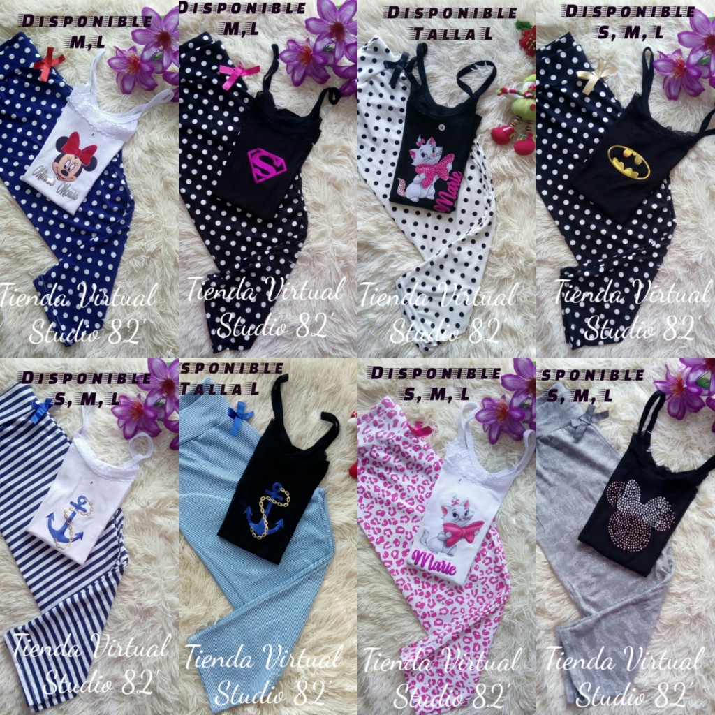 Pijama pantalón Capri dama