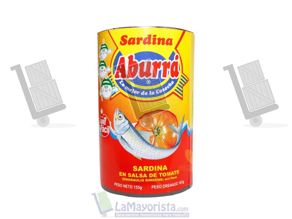 SARDINA ABURRA TINAPA UNIDAD