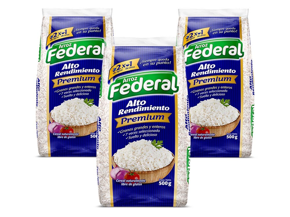 ARROZ FEDERAL ALTO RENDIMIENTO X500