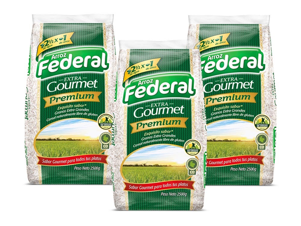 ARROZ FEDERAL EXTRA GOURMET 5 LIBRAS