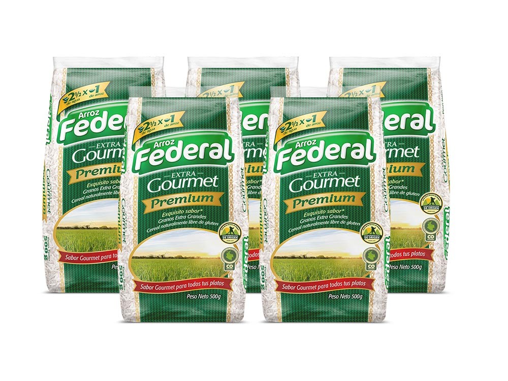 ARROZ FEDERAL EXTRA GOURMET X 500gr