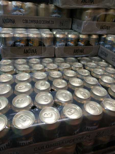 Cerveza andina en lata 355 x 24