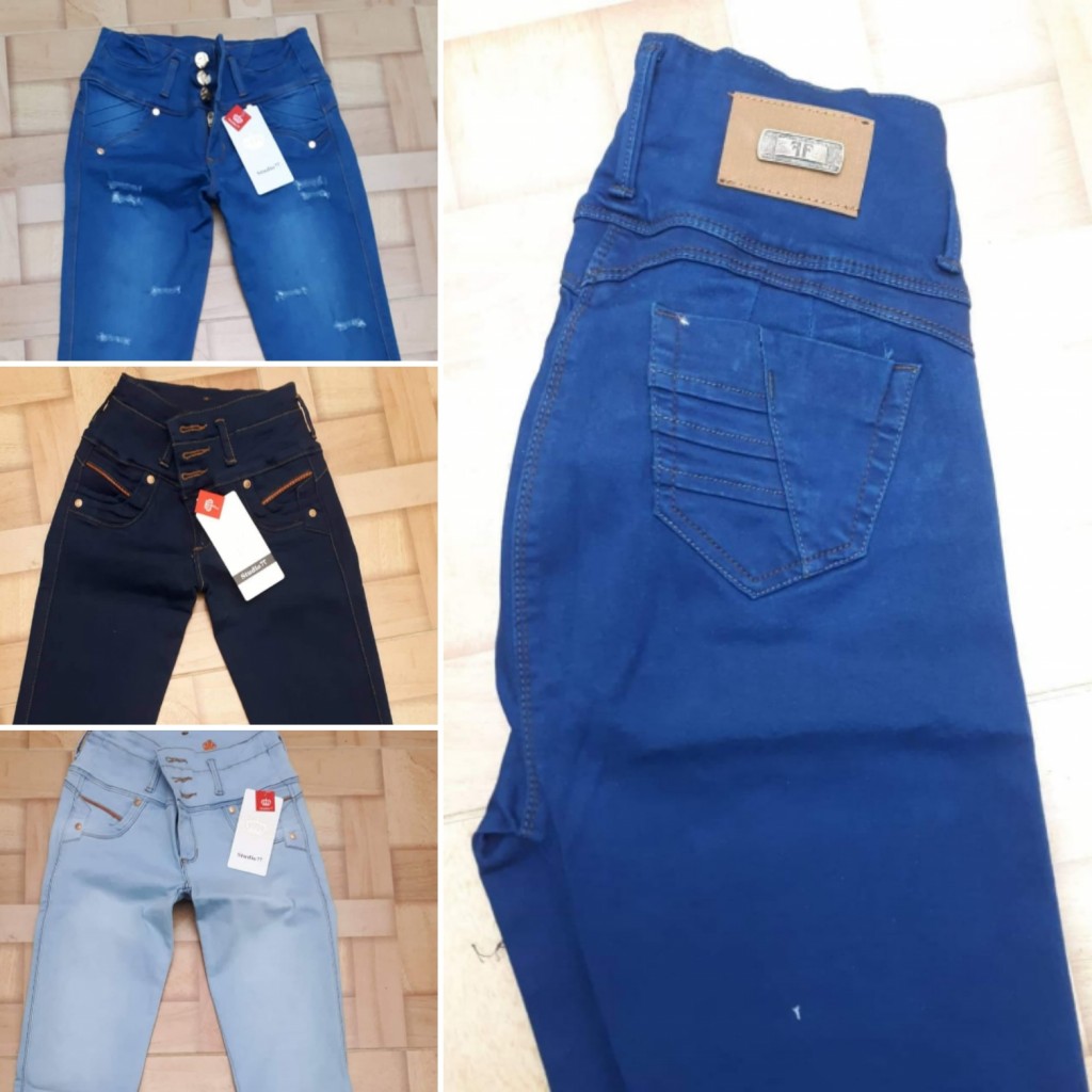 Jean dama push up tipo studio f
