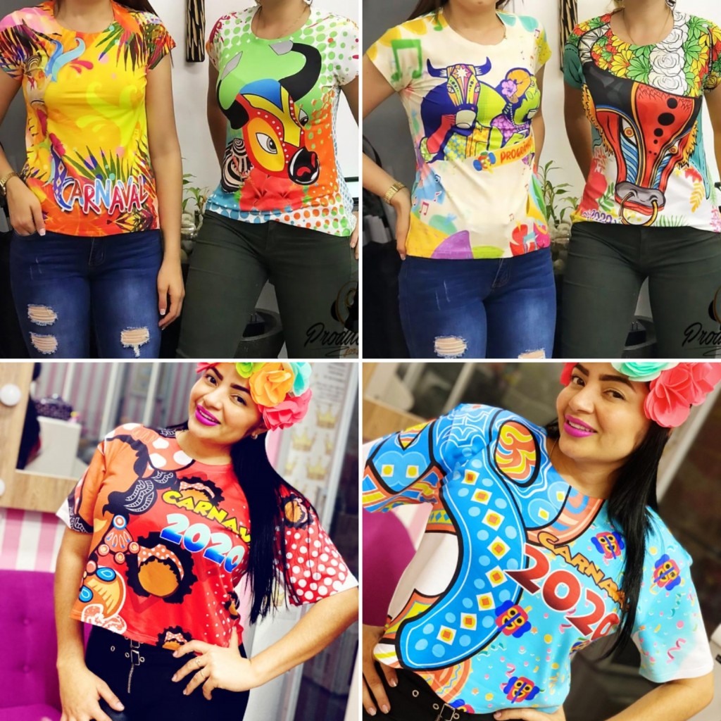 Camiseta piel durazno carnaval