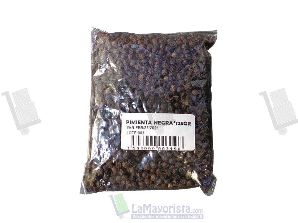 pimienta negra entera x 500g