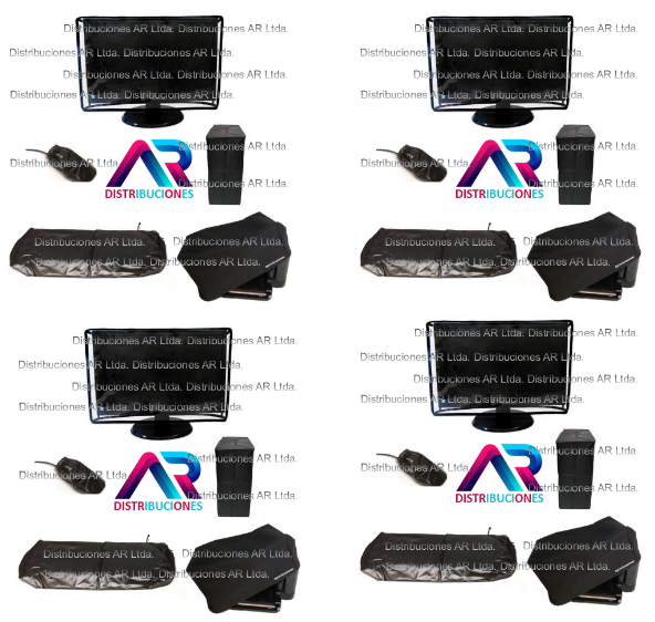 Forros Para Computador, Kit: monitor, CPU, teclado, maus e impresora
