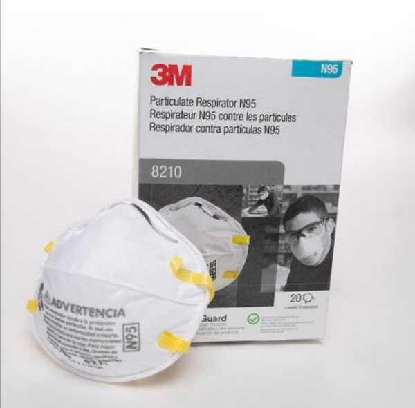 Tapabocas 3M N95 8210 Certificado Niosh
