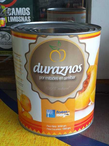 Durazno en lata