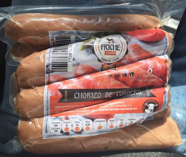 Chorizo de cordero Friche sabor del caribe