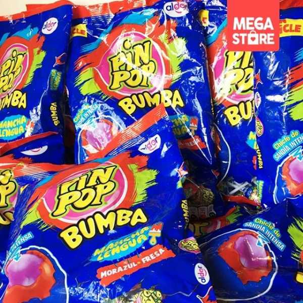 PIN POP MANCHA LENGUAS MORA X 24UNDS.